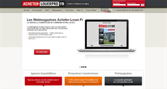Desktop Screenshot of agences.acheterlouerpro.fr