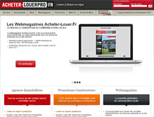 Tablet Screenshot of agences.acheterlouerpro.fr